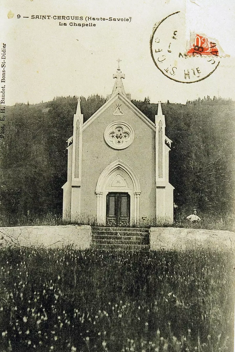 Chapelle saint-cergues photo ancien 2